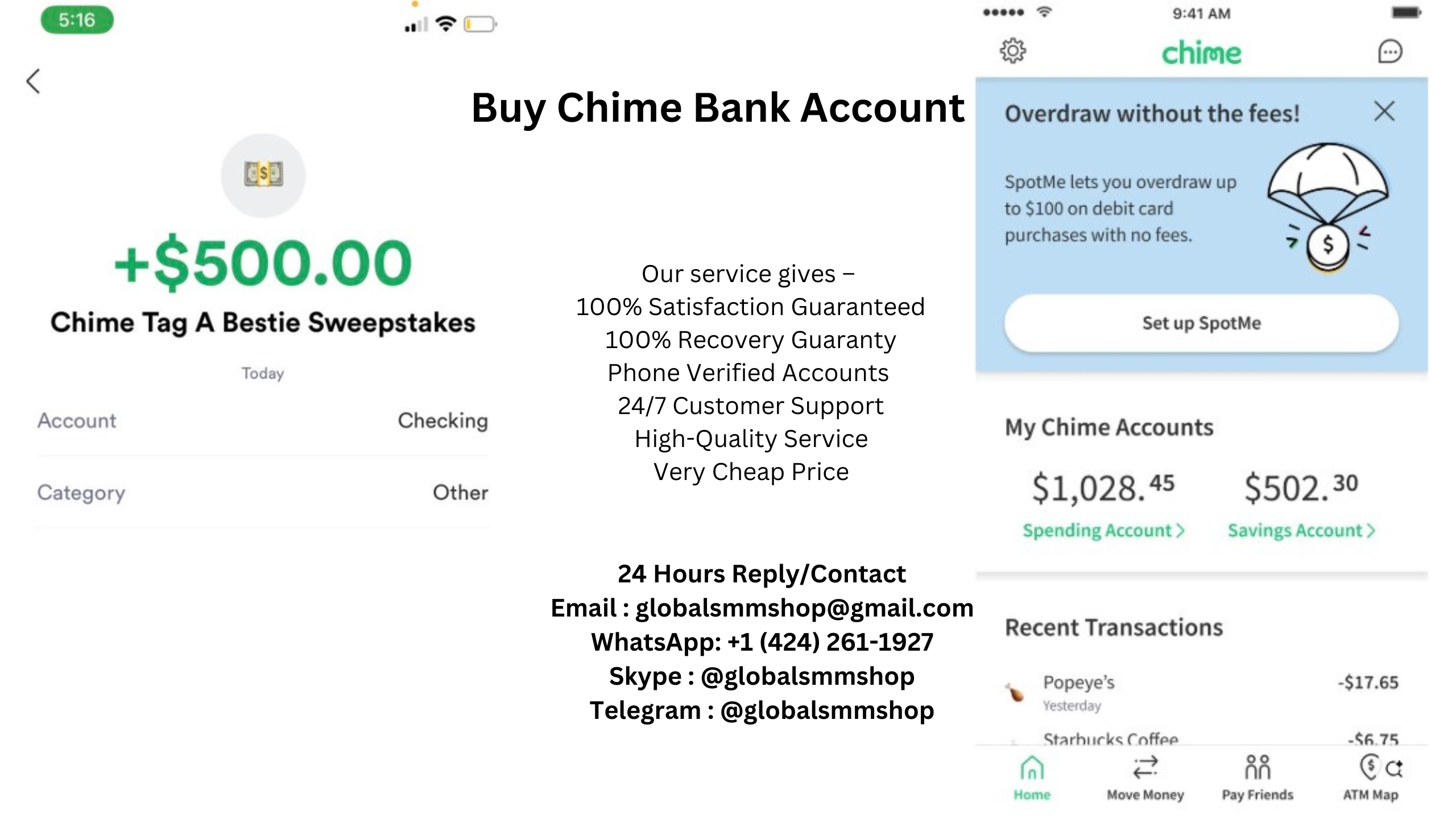 Buy Chime Bank Account